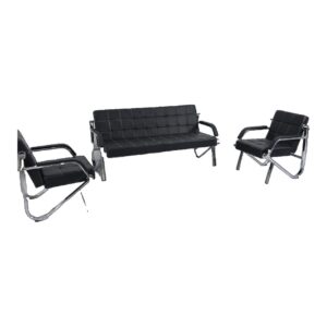 Executive Leather Office Sofa Set