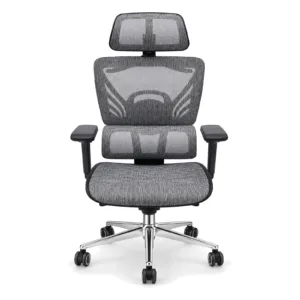 Ergonomic Mesh Office Chair RT8021 with Headrest - front view