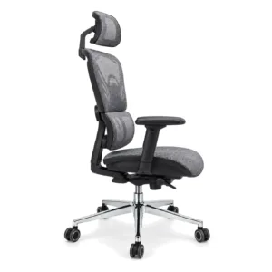 Ergonomic Mesh Office Chair RT8021 with Headrest - side view