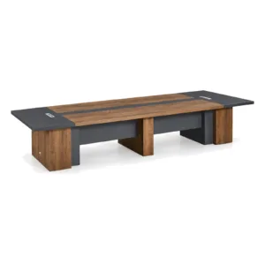 Long Meeting Table MT-315 (brown) - office furniture in Jeddah