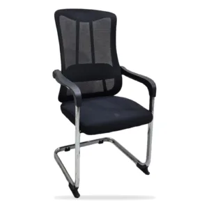 Mesh Visitor Chair 218 (black) - office furniture in Jeddah