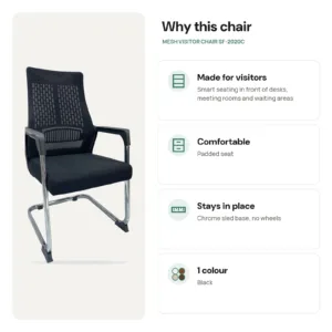 Why choose the Mesh Visitor Chair SF-2020C for your office in Jeddah
