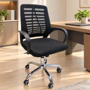 Mid-Back Mesh Office Chair RT-8011 in a modern office