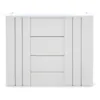 White Reception Counter (white) - office furniture in Jeddah